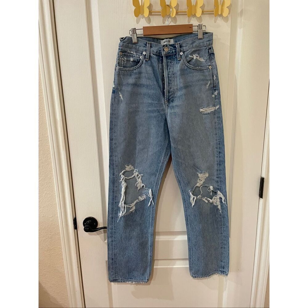 Agolde Women’s Button Fly 90s Jean 100% cotton  Size 24